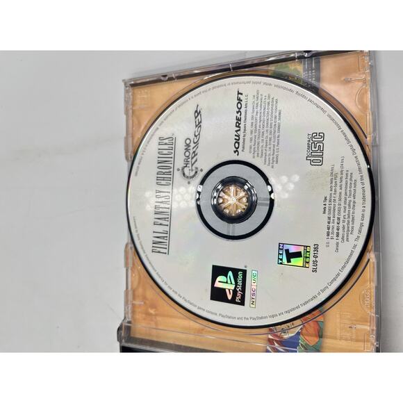 Final Fantasy Chronicles Black Label Playstation 1 PS1 CIB Complete Tested - Picture 10 of 12